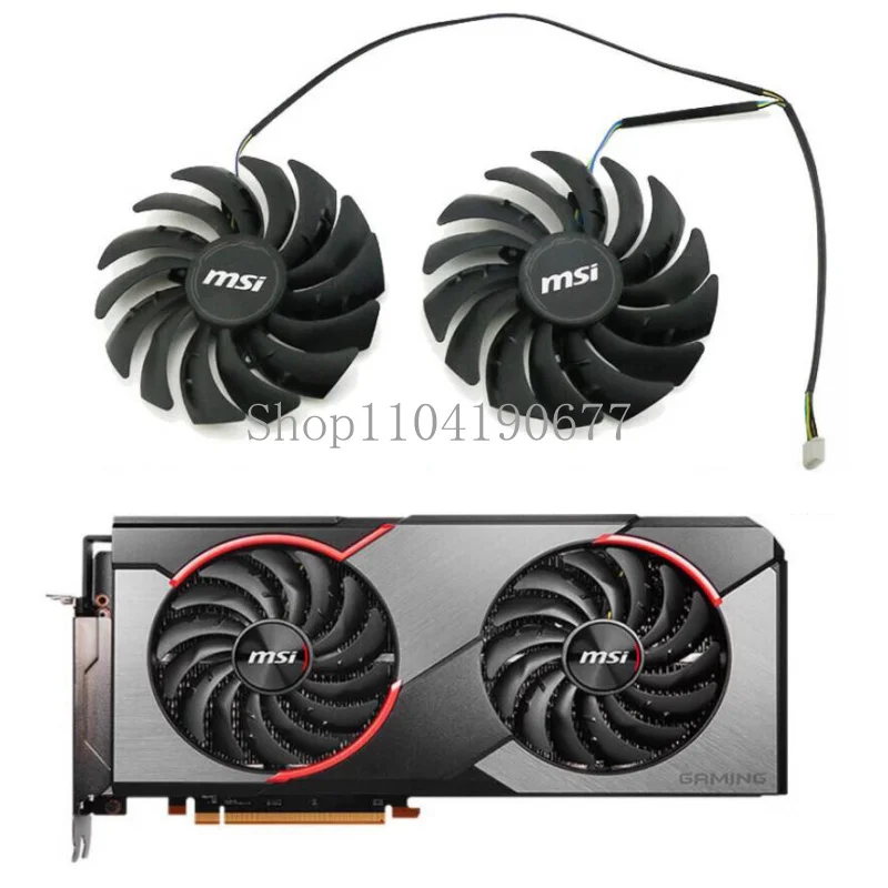 Graphics Card Fan Cooling Fan Parts For MSI RX 5700xt 5700 5600xt GAMING X ~~