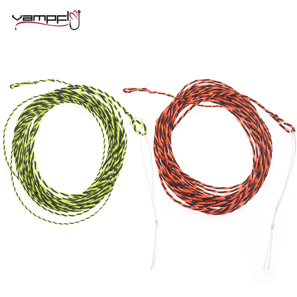 

Vampfly 12FT/13FT 20LB Tenkara Fly Fishing Line Furled Leader Fly Line Double Color Braided Fishig Line With Transition Loop