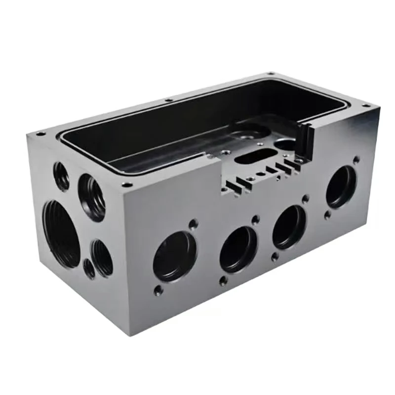 Customized Metal Parts High Precision CNC Milled & Threaded Stainless Steel Junction Box Precision Rapid Prototype Machining