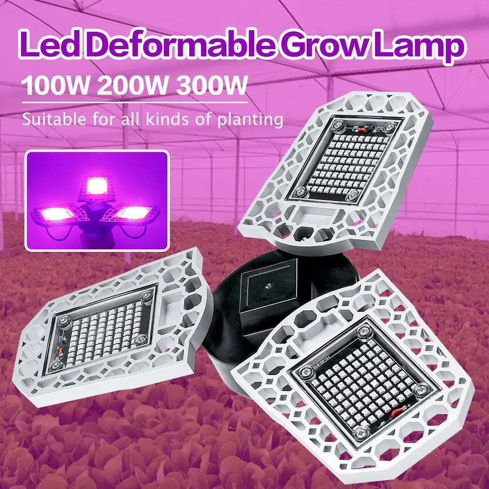 

E27 LED Plant Lamp Grow Light Full Spectrum Hydroponics Phyto Seed Growing Bulb Planting Lamp 100W 200W 300W Phytolamp For Plant