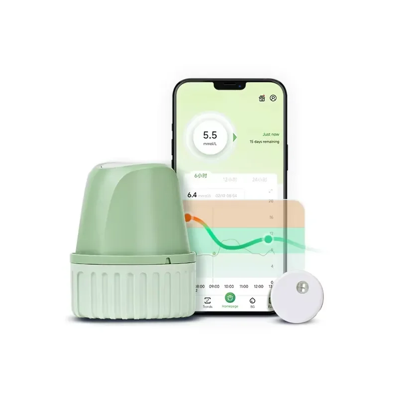 Continuous Glucose Monitoring CGM System Kit Electric Power Source Glucose Sugar Testing Sensor Kit