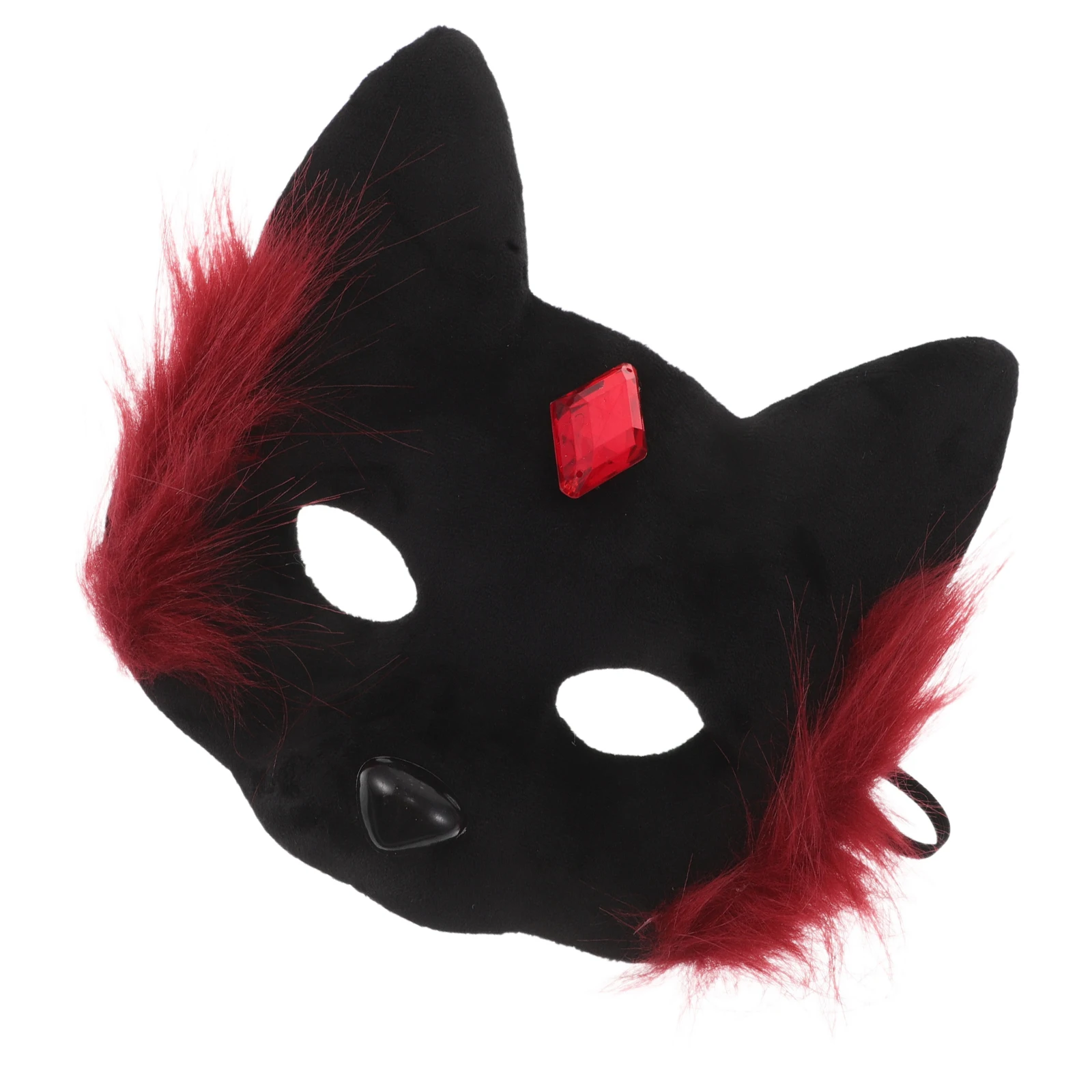 

Mask Cat Women Eye Cosplay Masquerade Make up for Masks Adults Black Costume Child