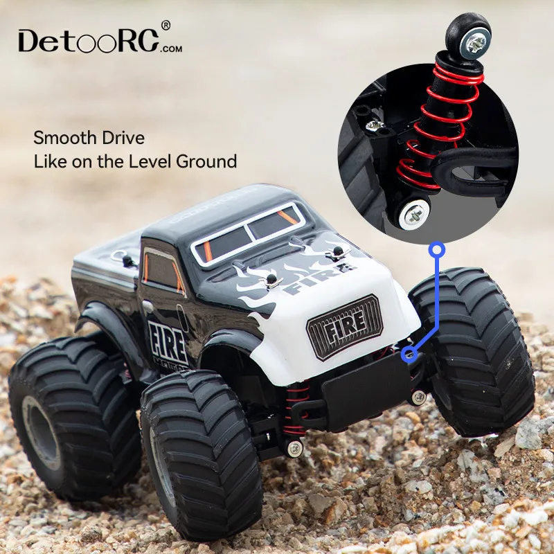 W-D888 Remote Control Car 2.4GHz Rc Cars All-Terrain 15Km/h 1:20 Off-Road Monster Truck Drift Toy Birthday Present for Children