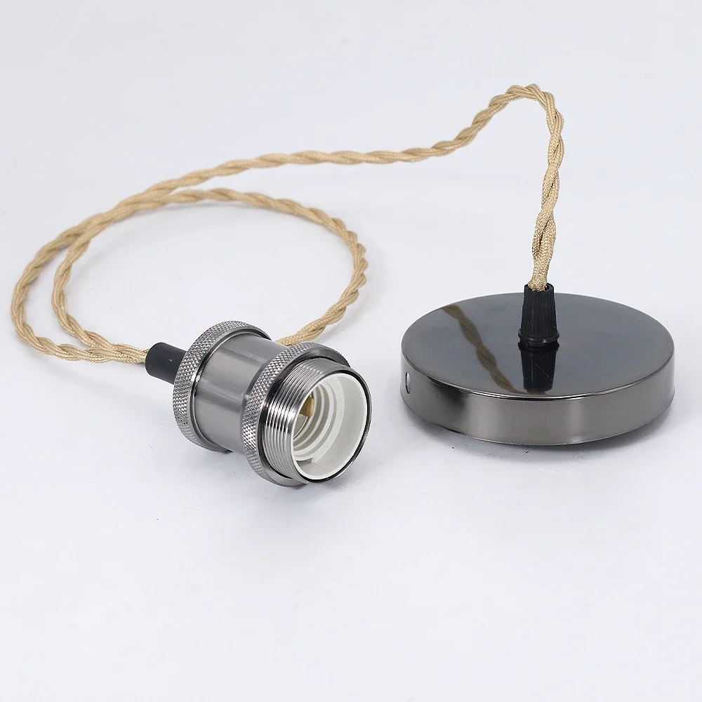 JOYINLED Vintage E27 lamphouder, aluminium kroonluchter voor 110V/220V, retro hanglamp met LED/Edison lamp voor bar home decor