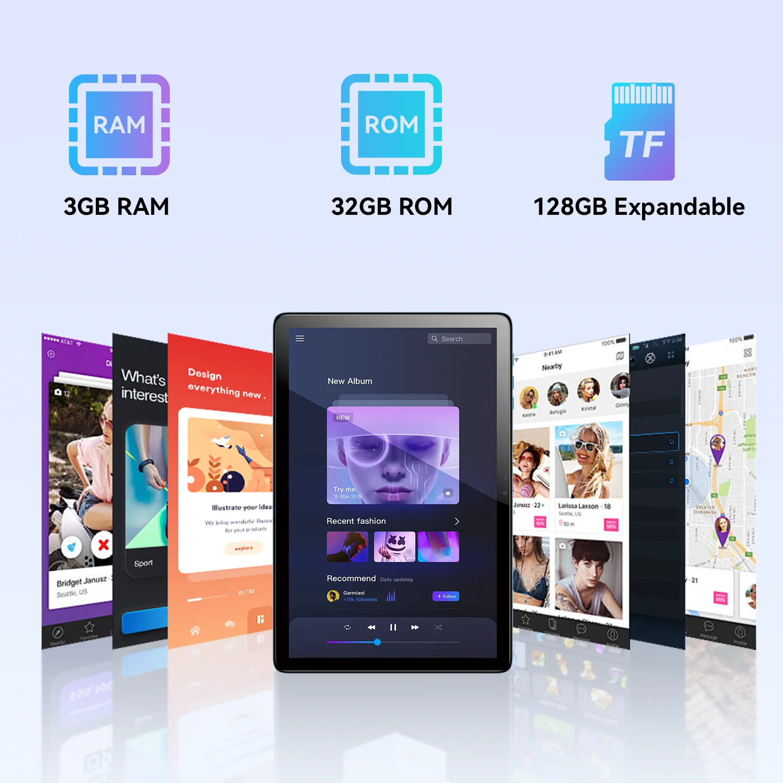 Планшет Adreamer LeoPad20, 10,1 дюйма, Android 13, Bluetooth, Wi-Fi, 6000 мАч