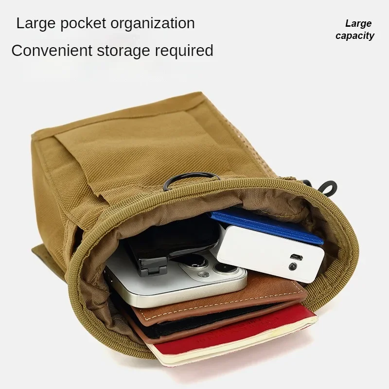 Borsa portaoggetti Molle da esterno Marsupio tattico multifunzionale Borsa per attrezzi portatile Cintura da indossare Borsa per appendere piccoli
