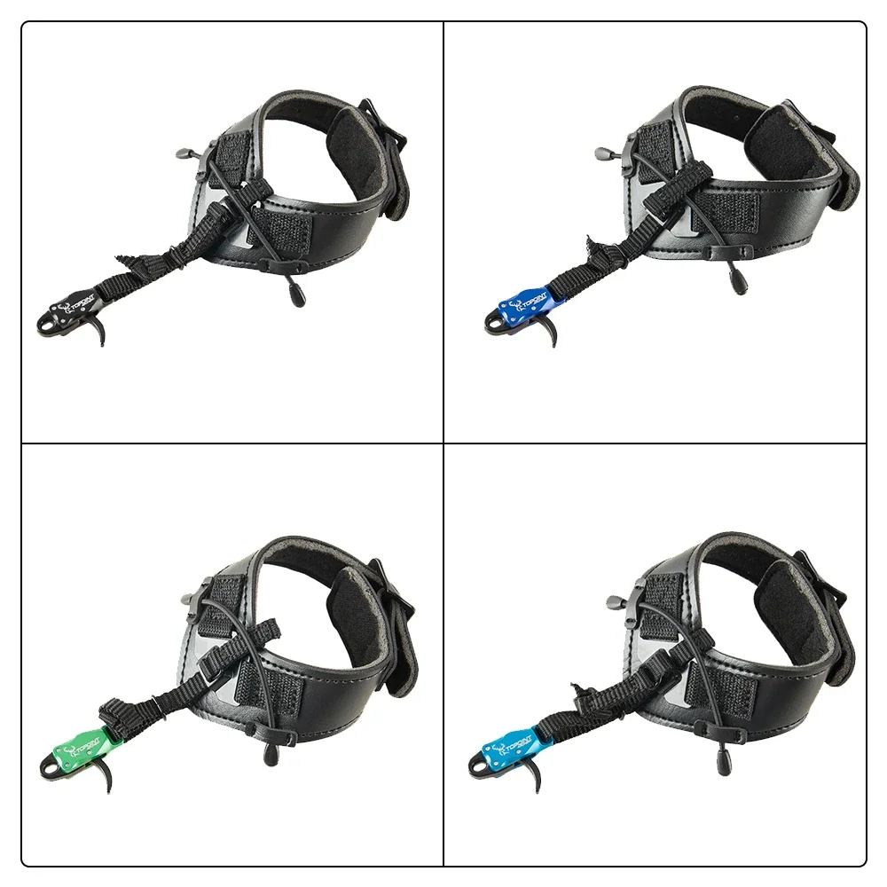 

1PC TP435 Bow Release Aids Wrist Strap Caplier 360° Rotate Left and Right Hands for Compound Bow Archery Arrows and Bow Release