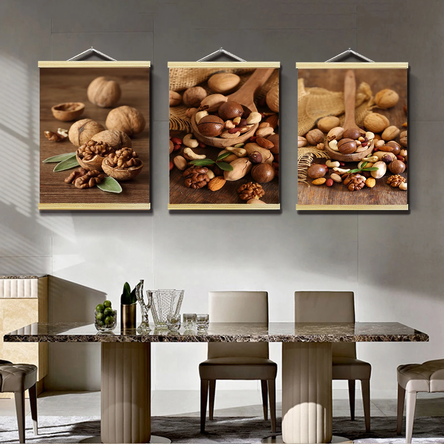 Capacité Passion Effort Citations de motivation Toile en bois massif Art mural Peinture Décor peintures murales Salon salle de bains cuisine œuvre