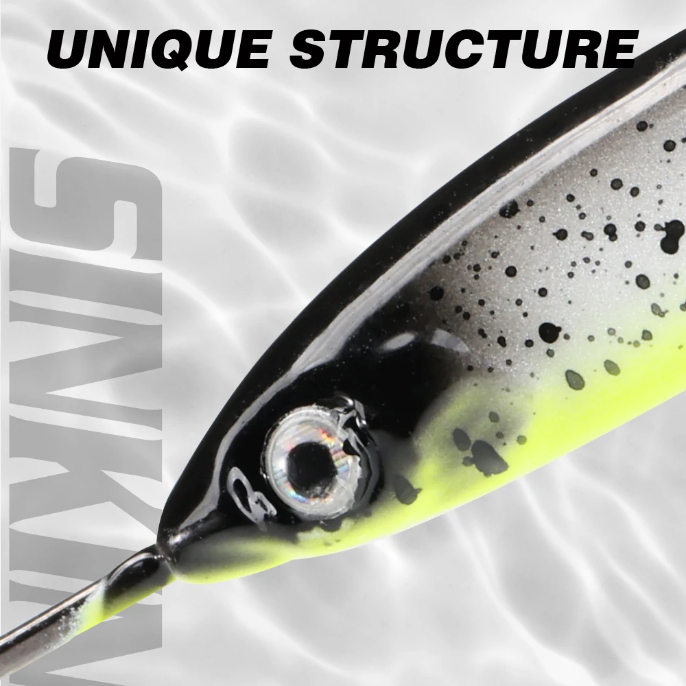 헌트하우스 겨울 얼음 낚시 미끼 37mm/8g 45mm/12g 50mm/18g 밸런서 싱킹 하드 베이트 VIB 낚시 도구 배스 파이크용 LW851