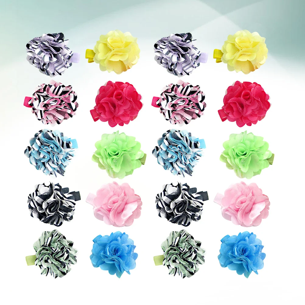 

20 Pcs European and American Baby Hair Clip Accessories for Girls Party Supplies