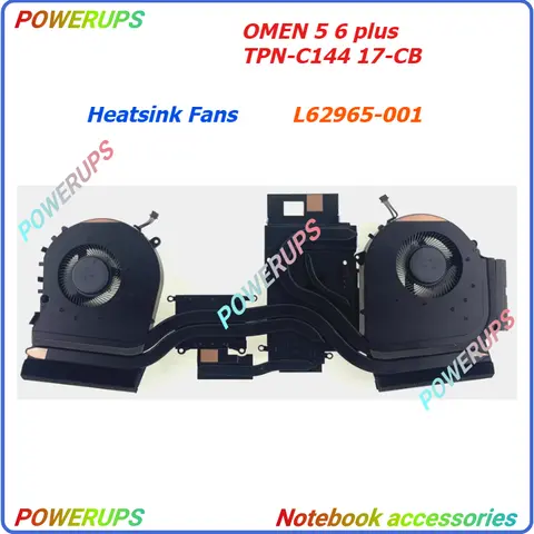 New Original Laptop/Notebook CPU/GPU Cooling Heatsink&Radiator Fan For HP OMEN 5 6 plus TPN-C144 17-CB L62865-001