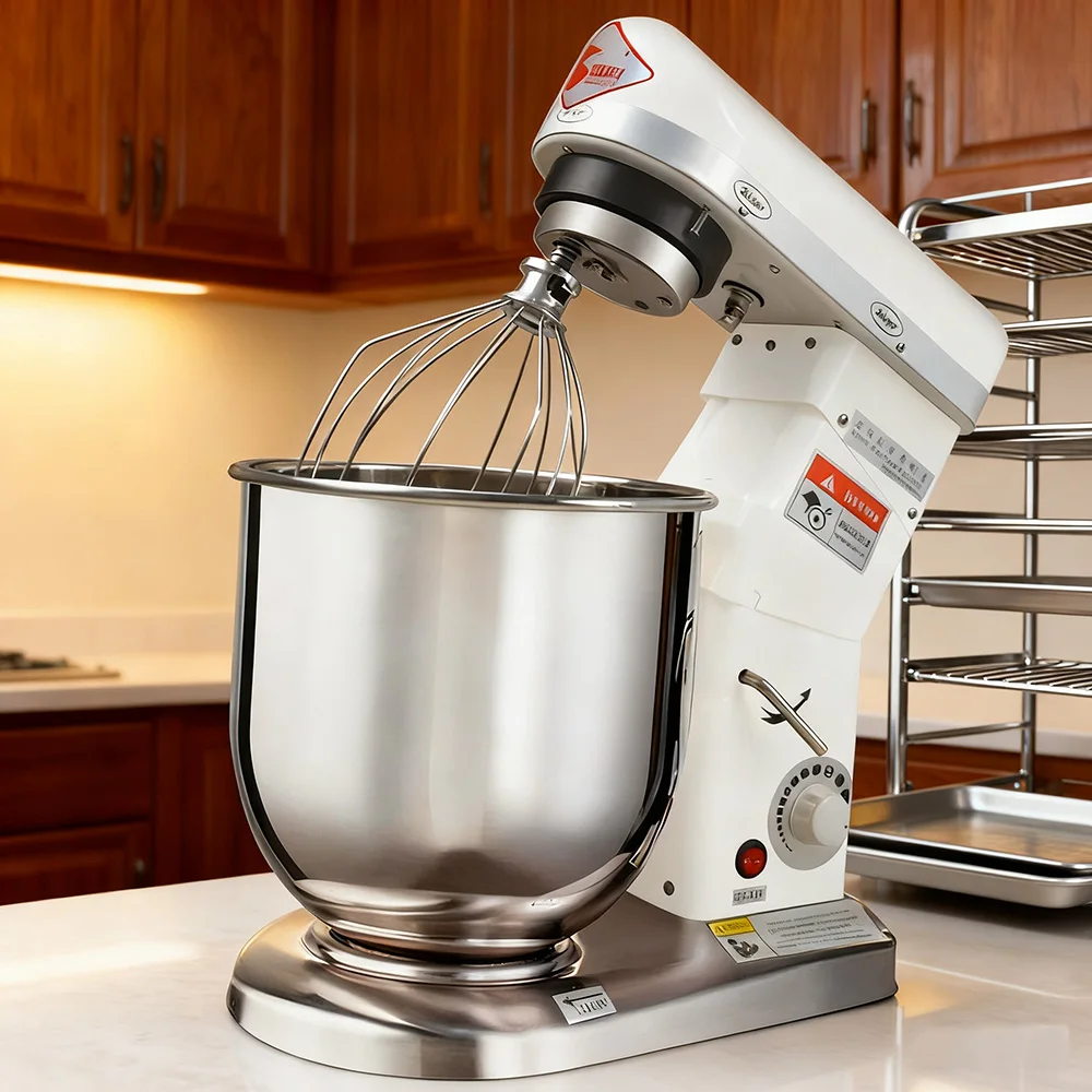 7L/10L Commercial Dough Mixer Professional Milk Whisking Machine Desktop Food Mixer  Egg Beater Bread High Quality Mixer 220V