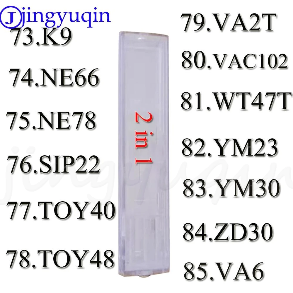 jingyuqin 73-85 LiShi 2 in 1 K9 NE66 NE78 SIP22 TOY40 TOY48 VA2T VAC102 WT47T YM23 YM30 ZD30 VA6 Locksmith Tools For All Types