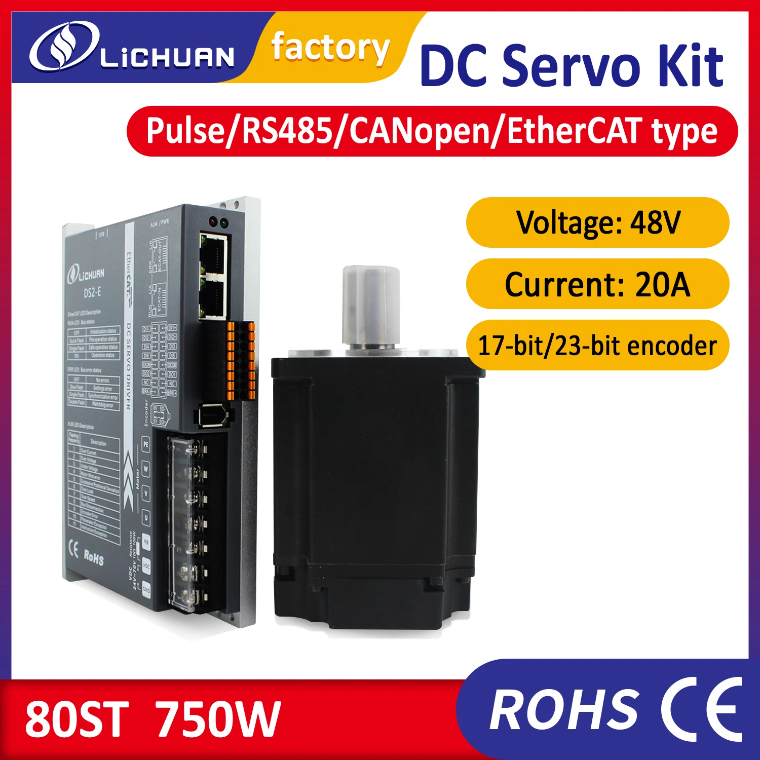 New DC48V Servo Mot…