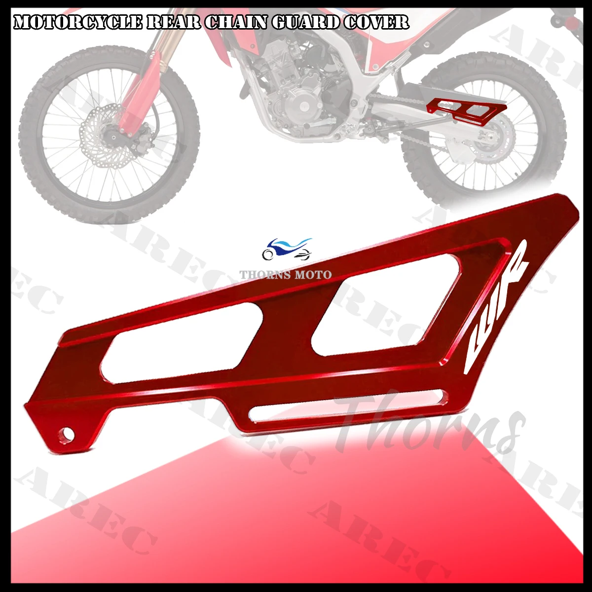 لياماها WR250R WR250X 2007-2017 WR 250R WR 250X “WR” شعار دراجة نارية الملحقات CNC سلسلة غطاء حماية كعب الحرس