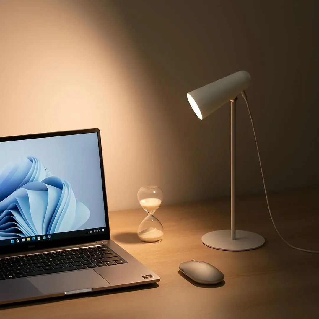 Xiaomi Mijia LED Desk Lamp Multifunctional Type-c Rechargeable Reading Lamp 3 In 1 Study Office Portable Bedside Night Light