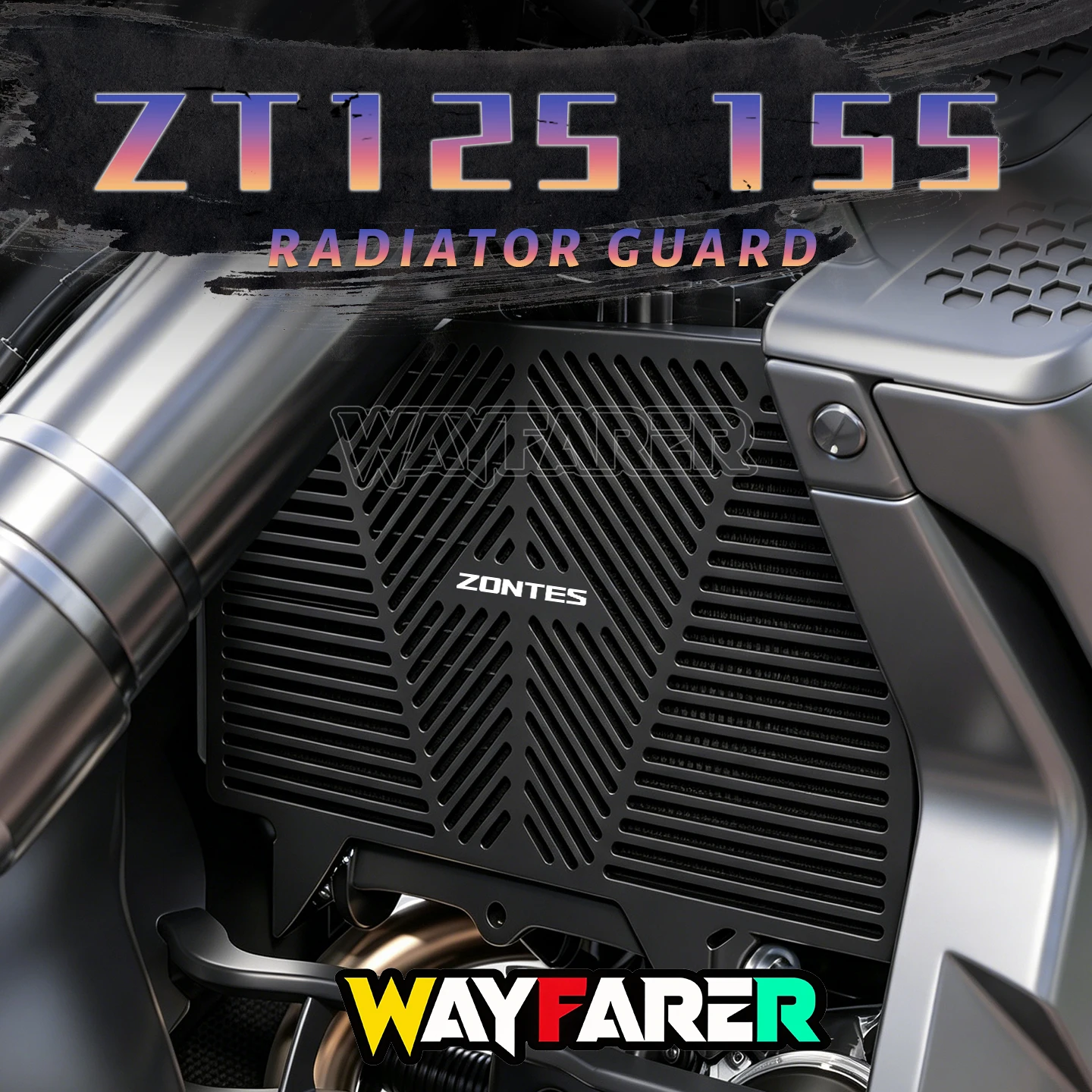 Protector de Radiador para Zontes U-125 ZT125-U 125-U 125-U1 155U G1-125 ZT125 G1 ZT155 ZT125U ZT125-U 125-Z2 125-U1 KD150-U G1 U1 Z2