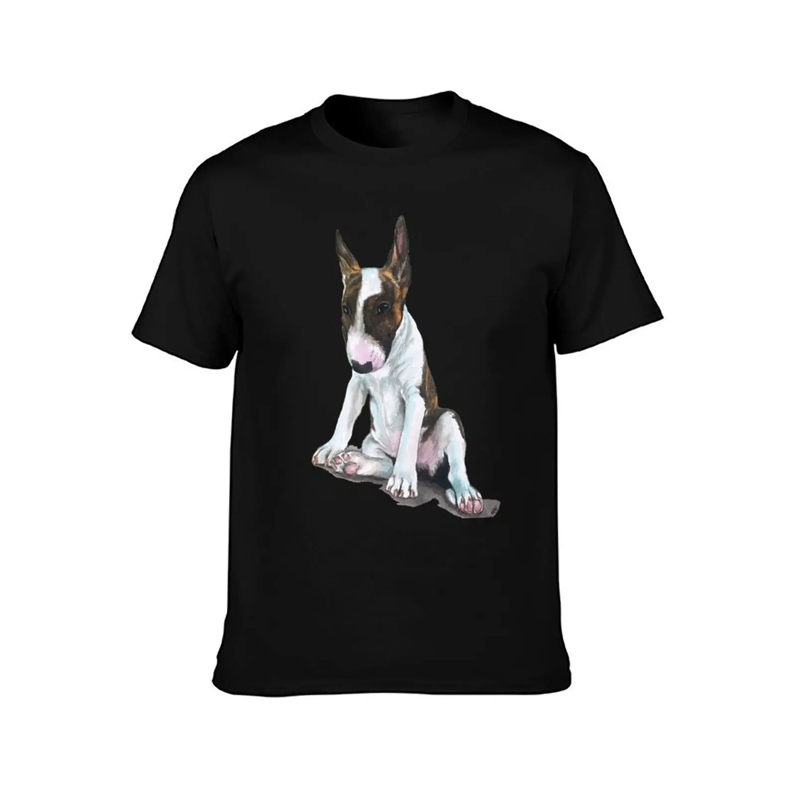 Truly Bull Terrier T-Shirt Summer Casual Cotton Tee Oversized Streetwear Tops Vintage Graphic Print Loose Fit Short Sleeve