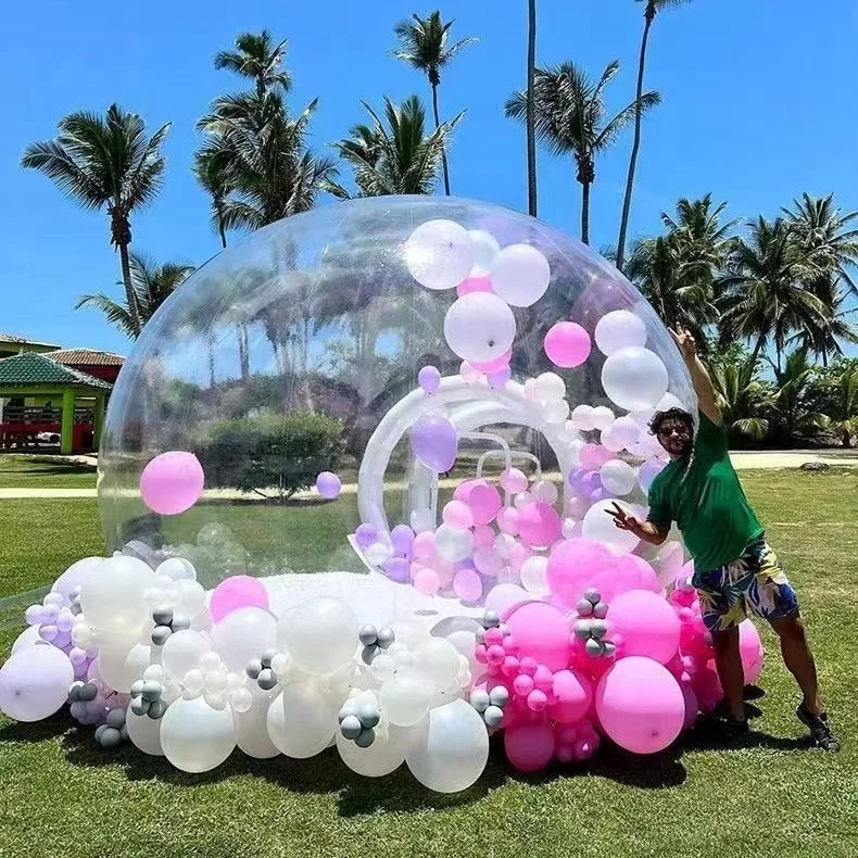 

3m 4m party outdoor transparent inflatable balloon dome tent inflatable bubble house inflatable balloon bounce house