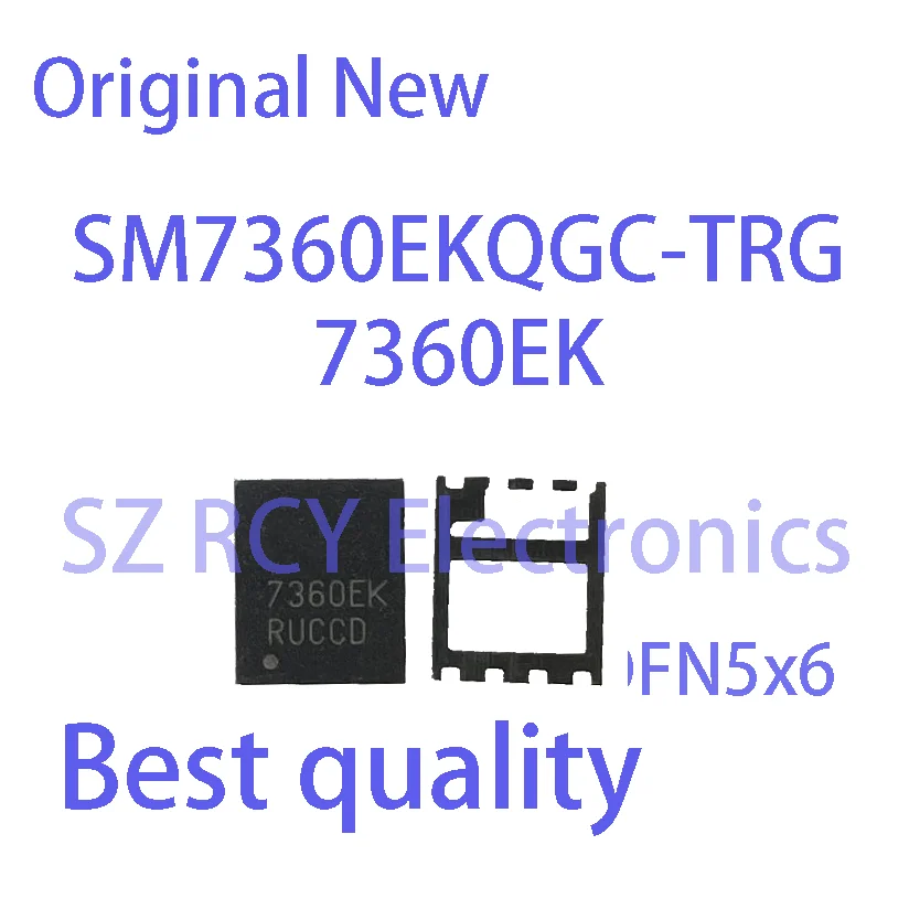 (5 PCS)NEW SM7360EKQGC-TRG SM7360EKQG SM7360EK 7360EK DFN5x6 MOSFET IC Chip electronic