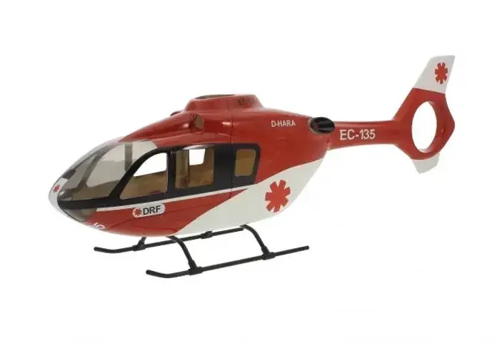 450 rozmiar EC135 wstępnie malowany kadłub śmigłowca RC Copter Body