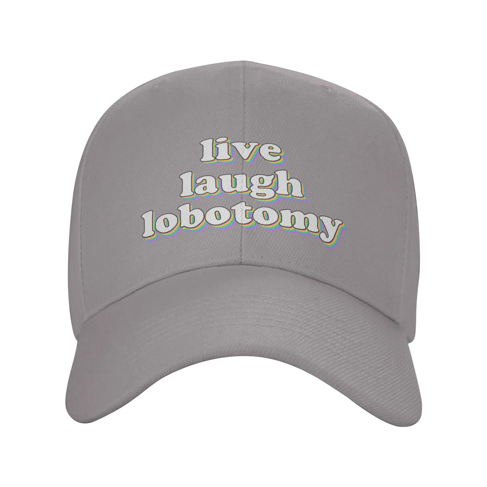 Hot Sale live laugh lobotomy Baseball Cap  Street Style Visors  Vlog Shooting Visors
