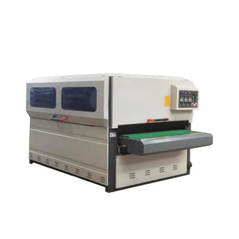 Automatic brush wood work cabinet door abrasive wood belt steel wire brush grinding and polishing sander