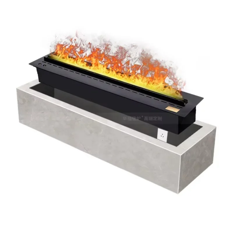 【الأكثر مبيعًا】مدفأة كهربائية بسيطة وهادئة بإدخال لهب اصطناعي 800 مم مدفأة Led مزخرفة ثلاثية الأبعاد