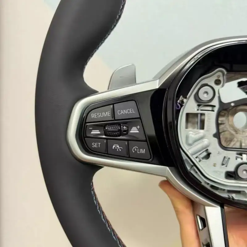 Steering Wheel CS Genuine Leather For BMW X3 G01 X4 G20 G30 G31 G32 G02 G82 G42 G21 G14 M2 G87 M3 G80 M4 Car Accessories