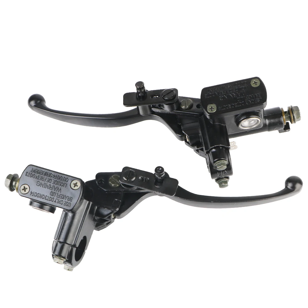 For Universal 50cc-250cc Dirt Bike ATV Four-wheel Left Right Cylinder Hydraulic Brake Lever Motorcycle Clutch Lever Pump