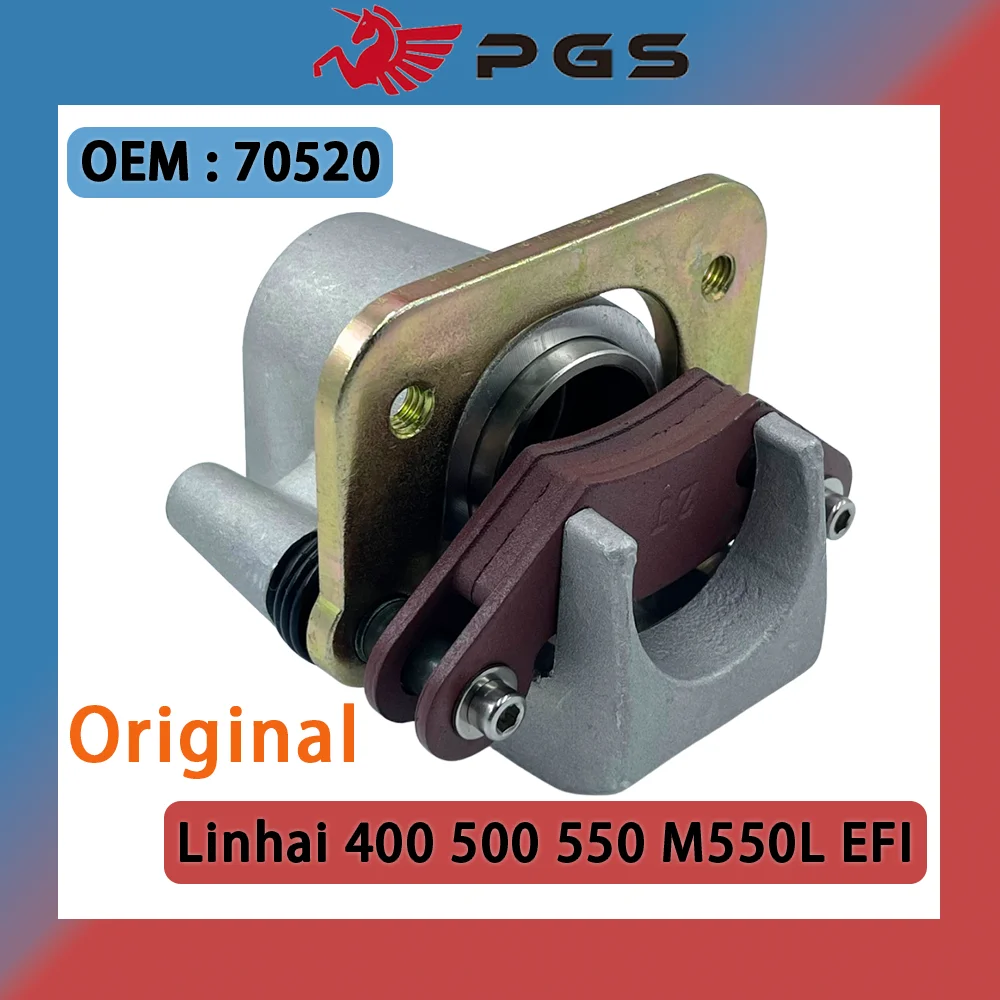 

Original linhai Brake Caliper with Brake Pads Rear Left For LINHAI 400 500 550CC LH400 LH500 LH550 M550 M550L EFI ATV QUAD 70520