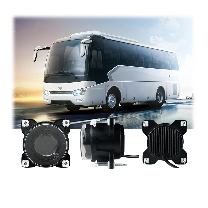 Tuff Plus 90mm Led Lights Round Led Headlight 12v Round Led Headlight With Parking Light For Agriculture Tractor