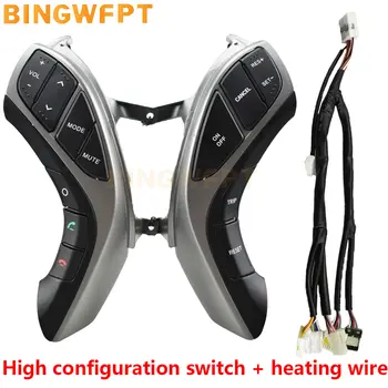 適用於 2012-2015 年伊蘭特自動擋和 2012-2014 年手動擋 i30 手動擋的全新多功能巡航控制音樂方向盤按鈕開關,適用於現代汽車 6 最佳銷售 現代i30的巡航控制按鈕 - №2