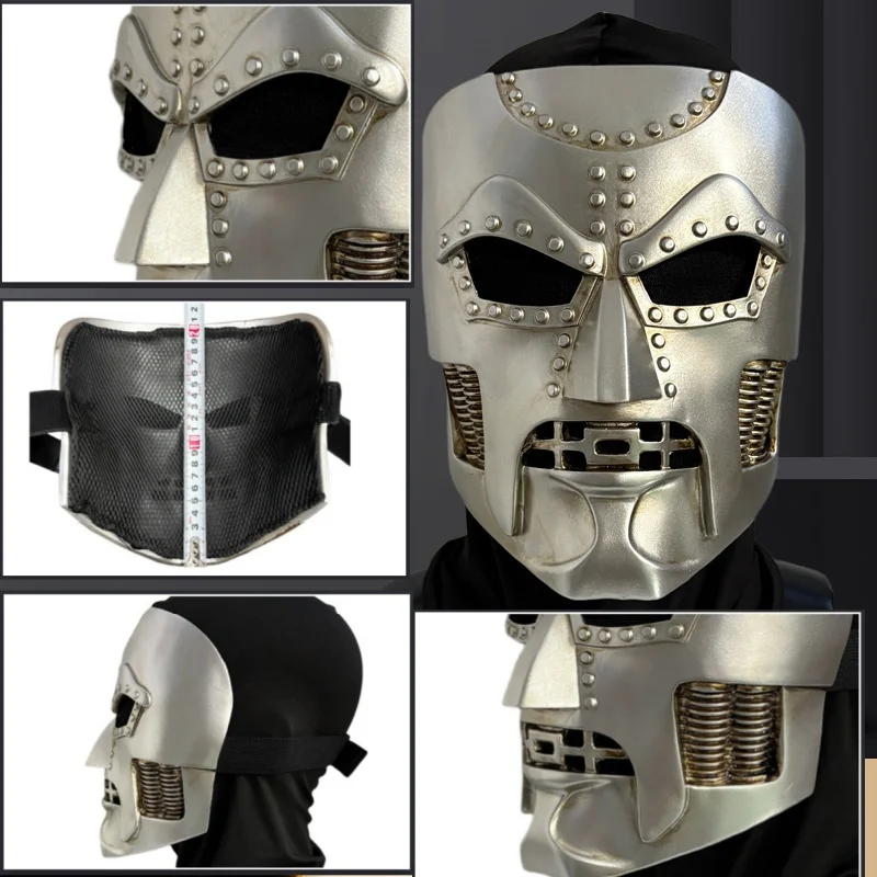 

Marvel Doctor Doom Mask 1:1 Resin/PVC Wearable Cosplay Prop Halloween Party
