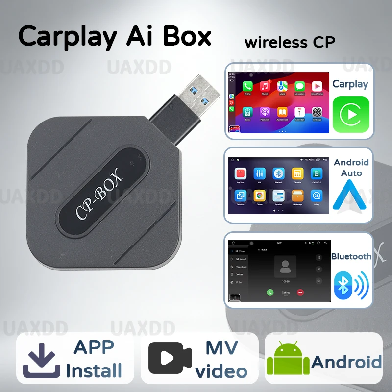 Android System Car Carplay Bluetooth Navigation Connect wireless CP Z1D Wifi Automotive Machine Mobile Interconnection Adapter