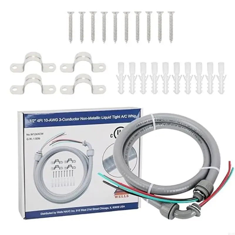 Conjunto chicote energia 4 pés