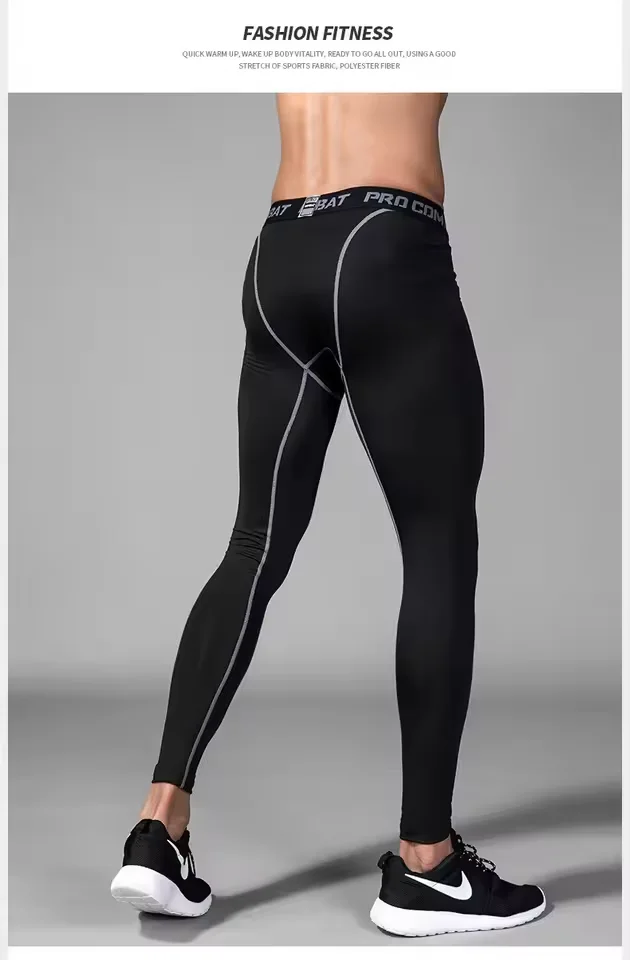 Leggings a compressione caldi da uomo nuovi 1-2 pezzi Pantaloni da allenamento sportivo Dry Fit Collant da corsa Fitness Basket Jogging Pantaloni in pile