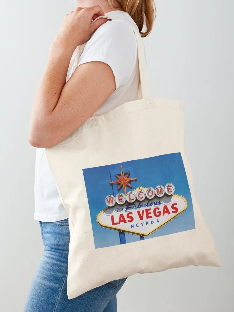 

Welcome to Fabulous Las Vegas Nevada Tote Bag Beach bag tote bags men cloth bag woman foldable reusable