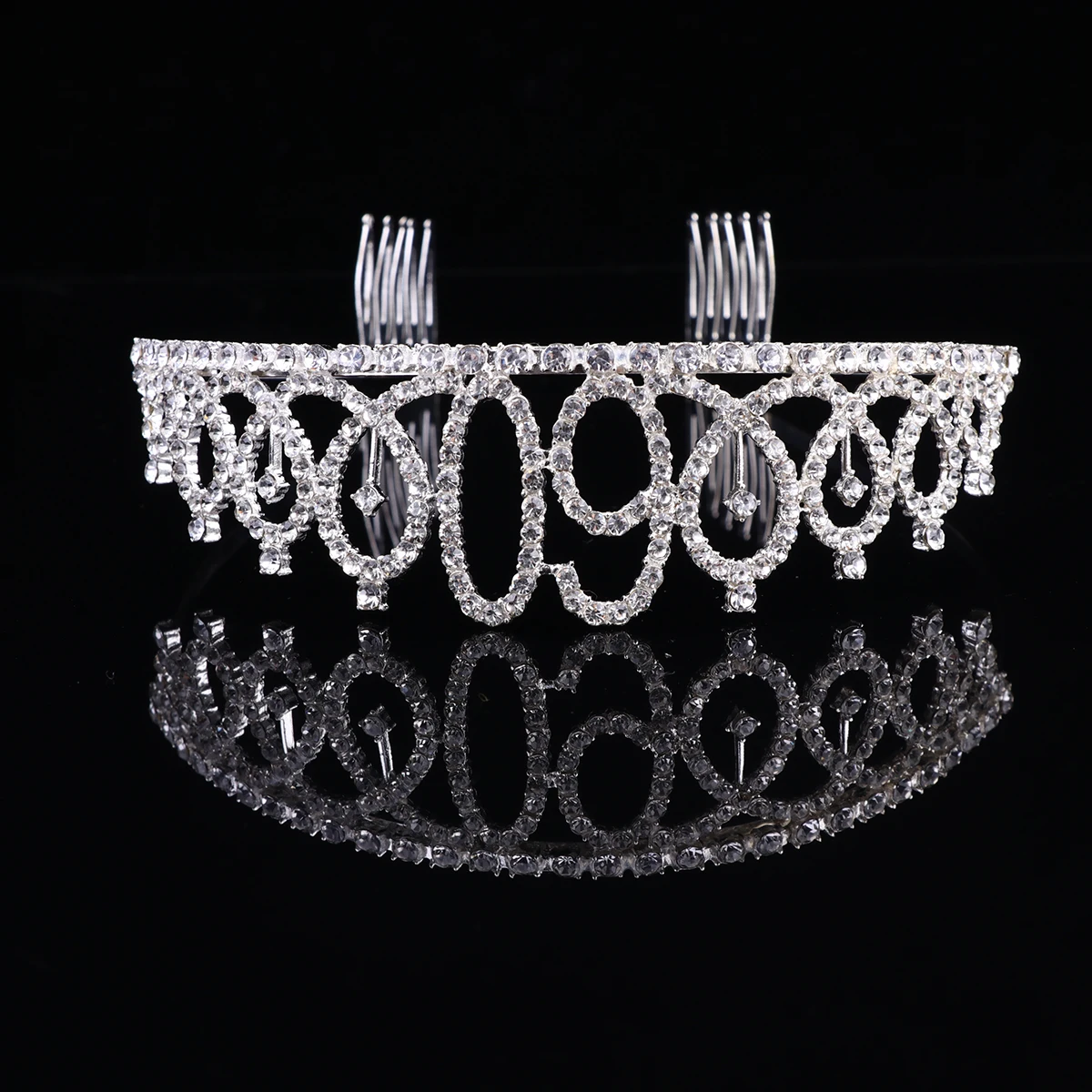 

1pc Birthday Decorative Birthday Number Number Crown Party Supplies European Style Alloy Crown Glitter Accessories