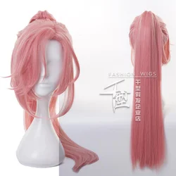 Anime Sk8 The Infinity Cherry Blossom Cosplay Wig Pinkish Orange Hair Heat Resistant Synthetic Halloween Party Accessories Props
