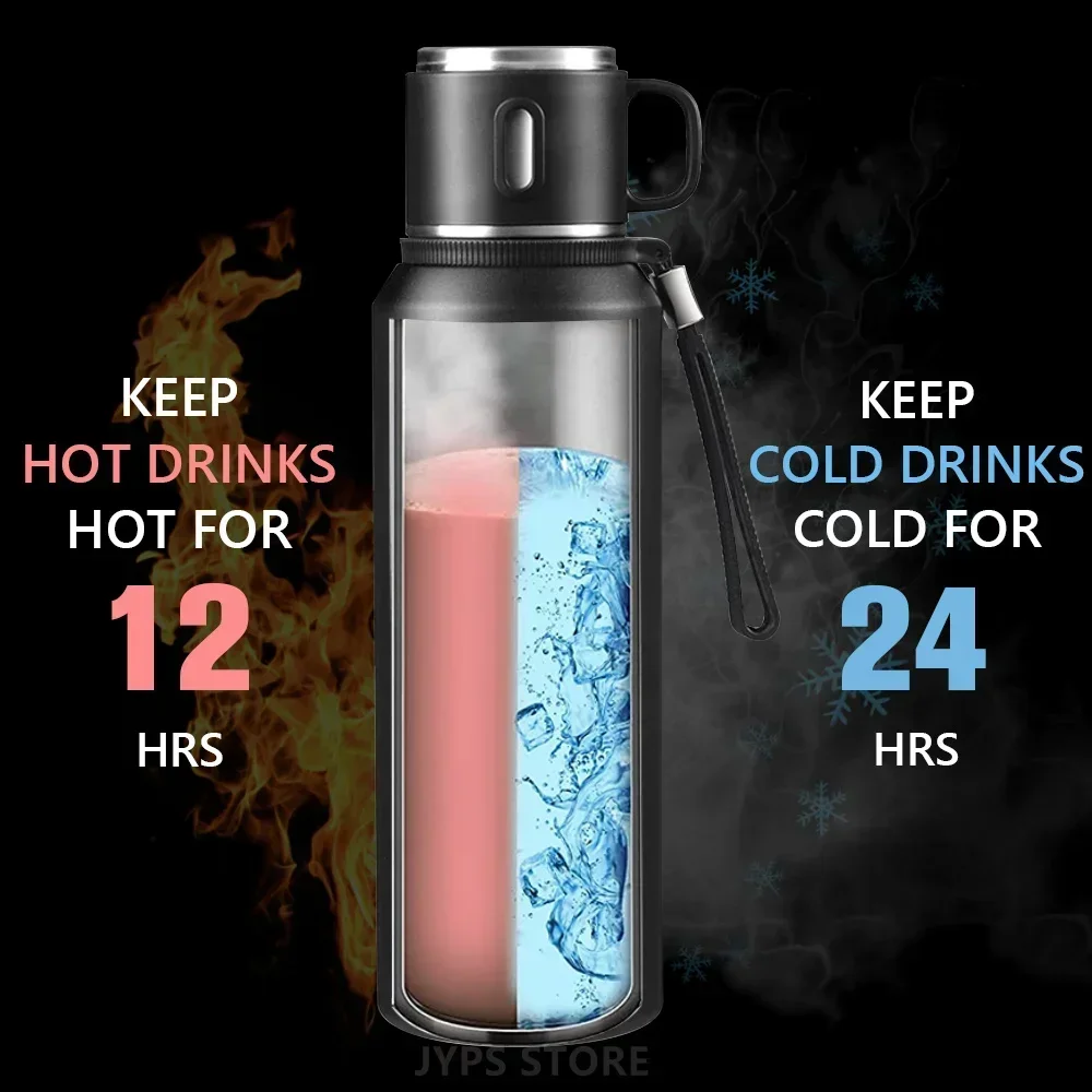 1000ml Coffee Thermos Bottle Keep Hot Cold Stainless Steel Thermos Vacuum Flasks Water Bottle 1.5L Tea Thermos Vacuum Kettle