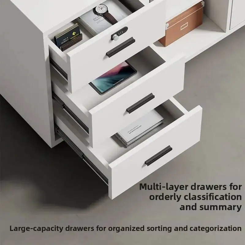table side Desk under cabinets filing wooden storage file cabinet removable wheels gabinete de almacenamiento home furniture