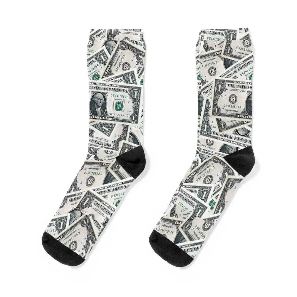 

money pattern Socks ankle Lots hip hop new year Socks For Girls Men's gym New year's sheer Luxury Woman Socks Men's