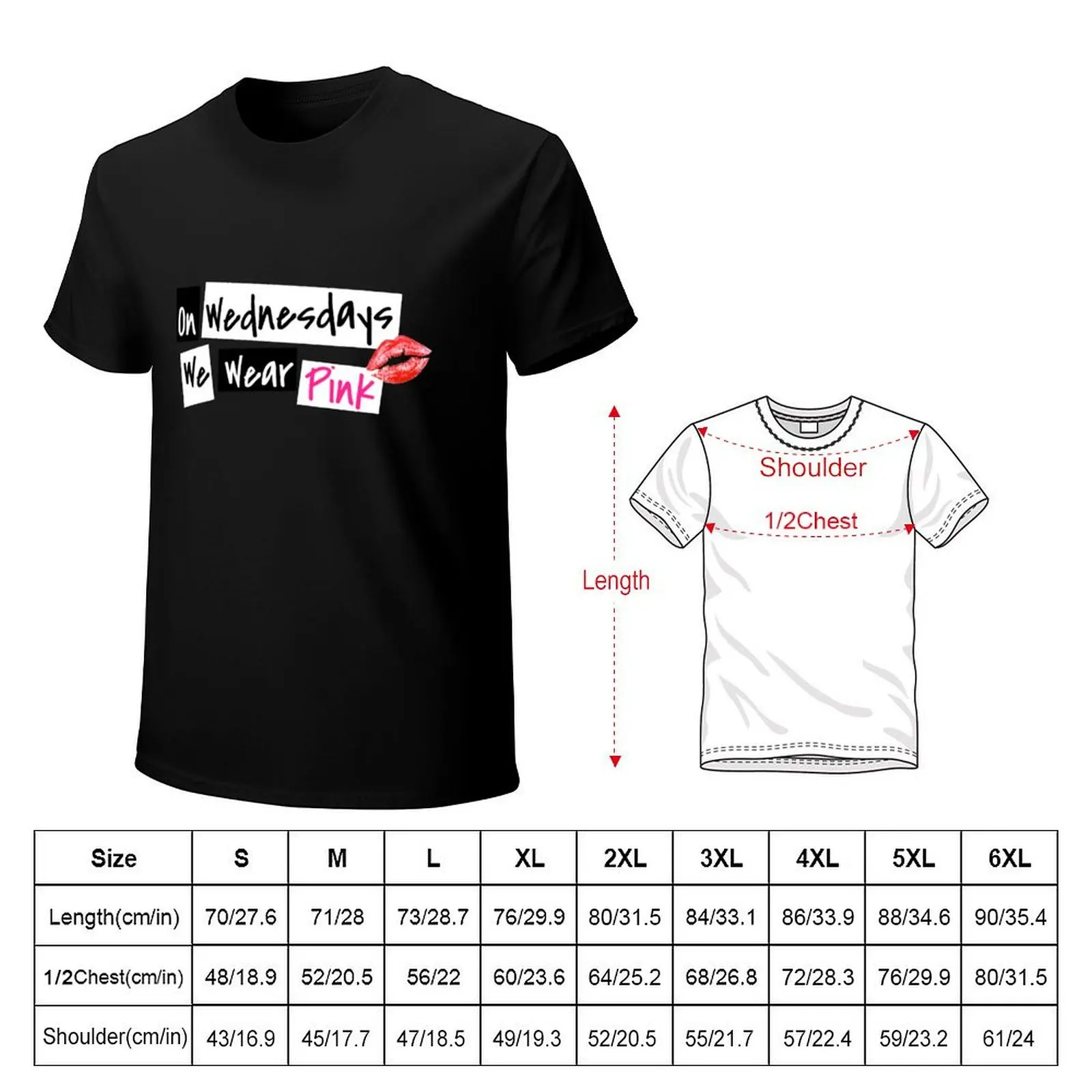 On Wednesdays We Wear Pink T-Shirt Sporty Breathable Short Sleeve T-Shirt view 2