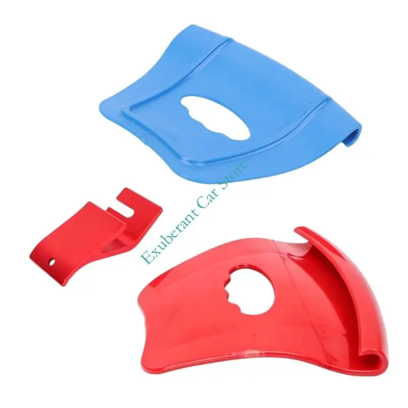 Motorcycle Tire Changing Guard Dirt Bike Spoons & Rims Guards with Plastic Wheel Barriers & Positioning Aids for