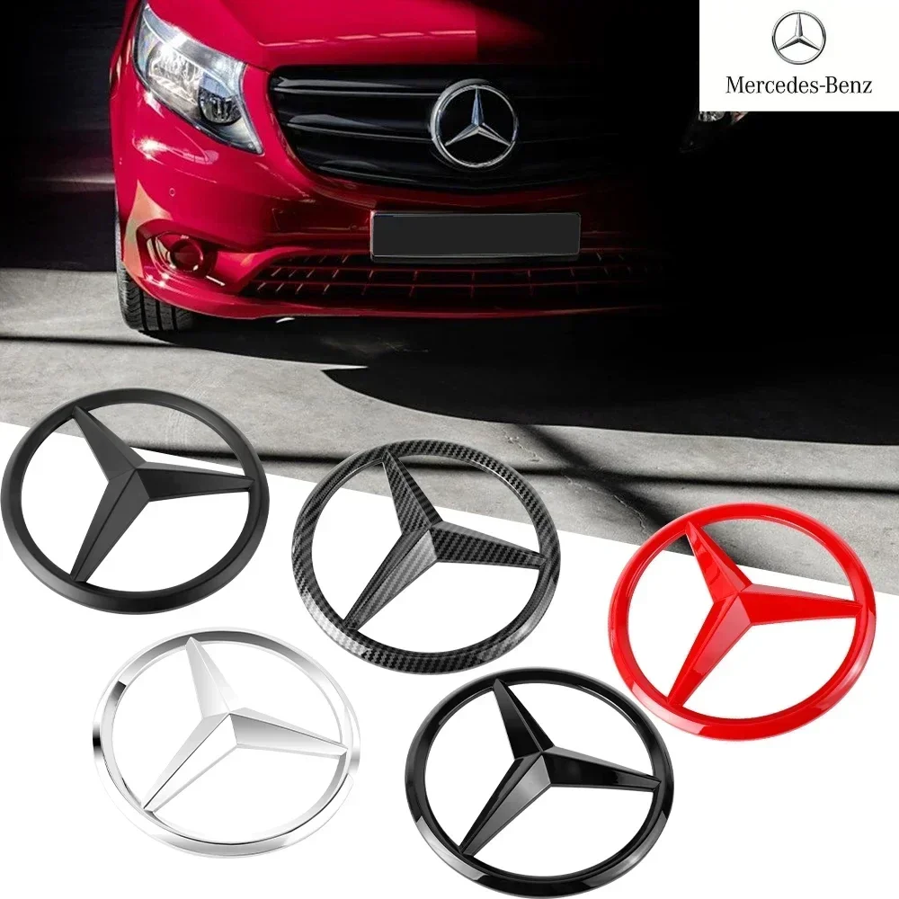 

Hot 18.8cm logo badge sticker for front grille of car is suitable for Mercedes-Benz GLB AMG GLA GLB GLB G C E GLE c Car Sticker