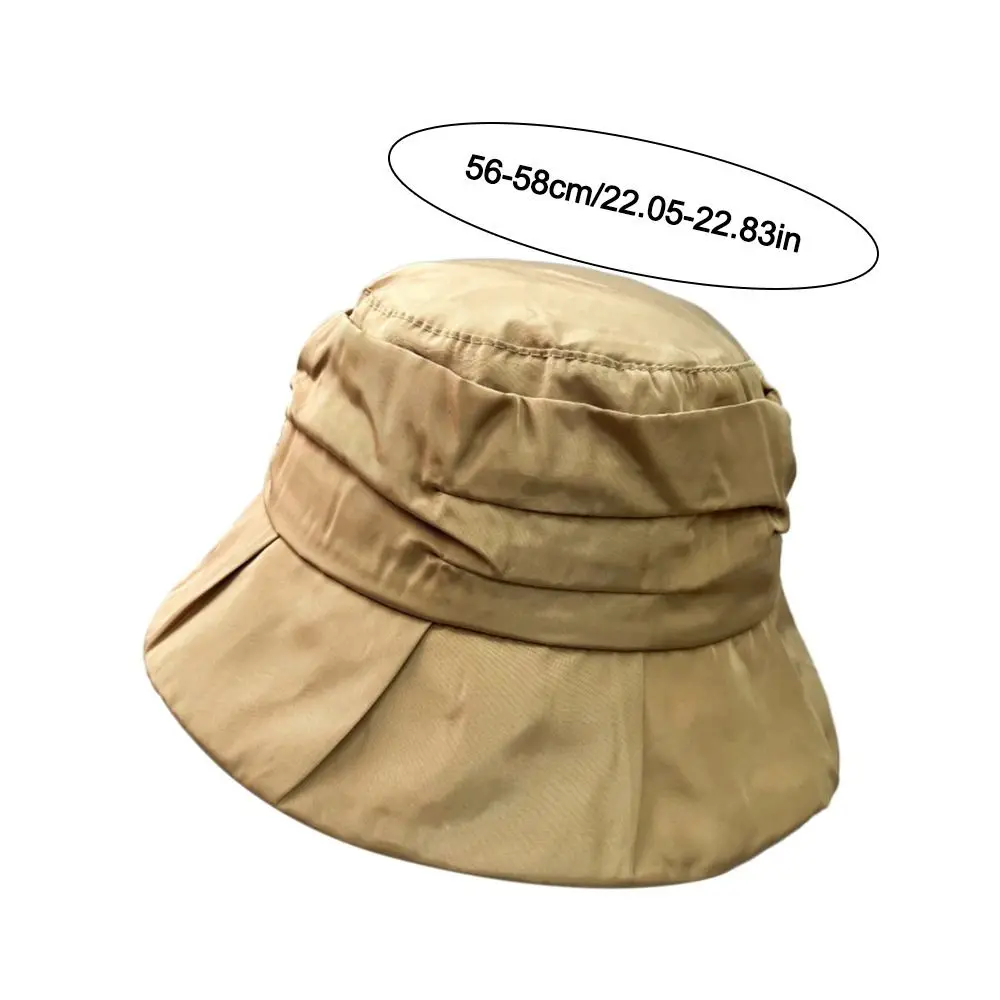 New Fashion Spring Summer Bucket Hats for Women Panama Fisherman Caps Outdoor Travel Beach Sun Hat Lady Foldable Sunscreen Hat