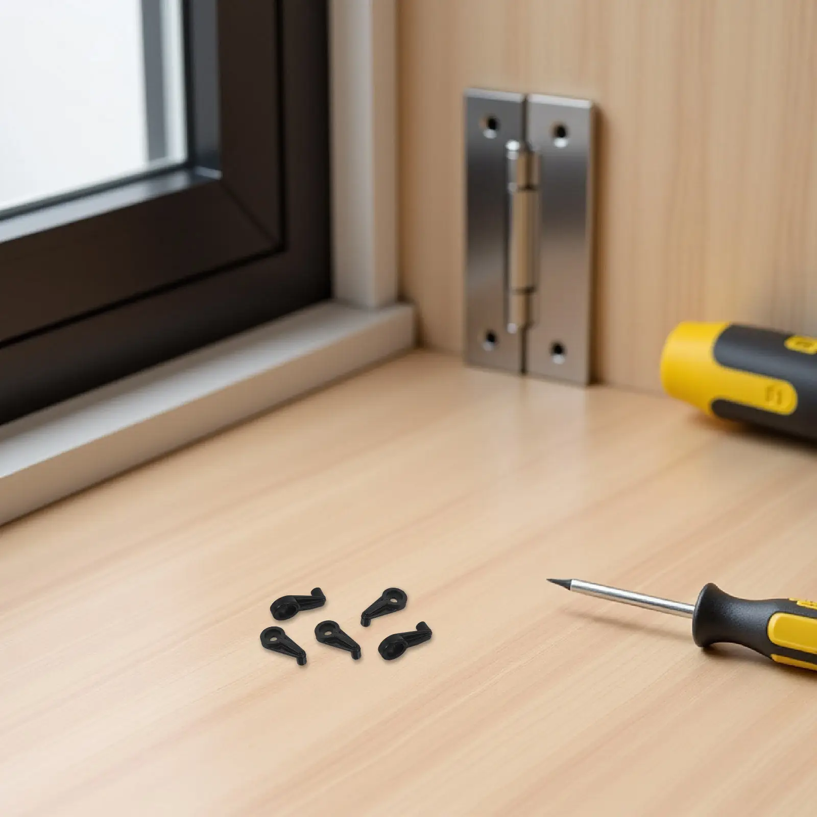 

120Sets Fixing Brackets Frameless Mirror Holder Clips Cabinet Door Retainer Mirror Hanging Hardware