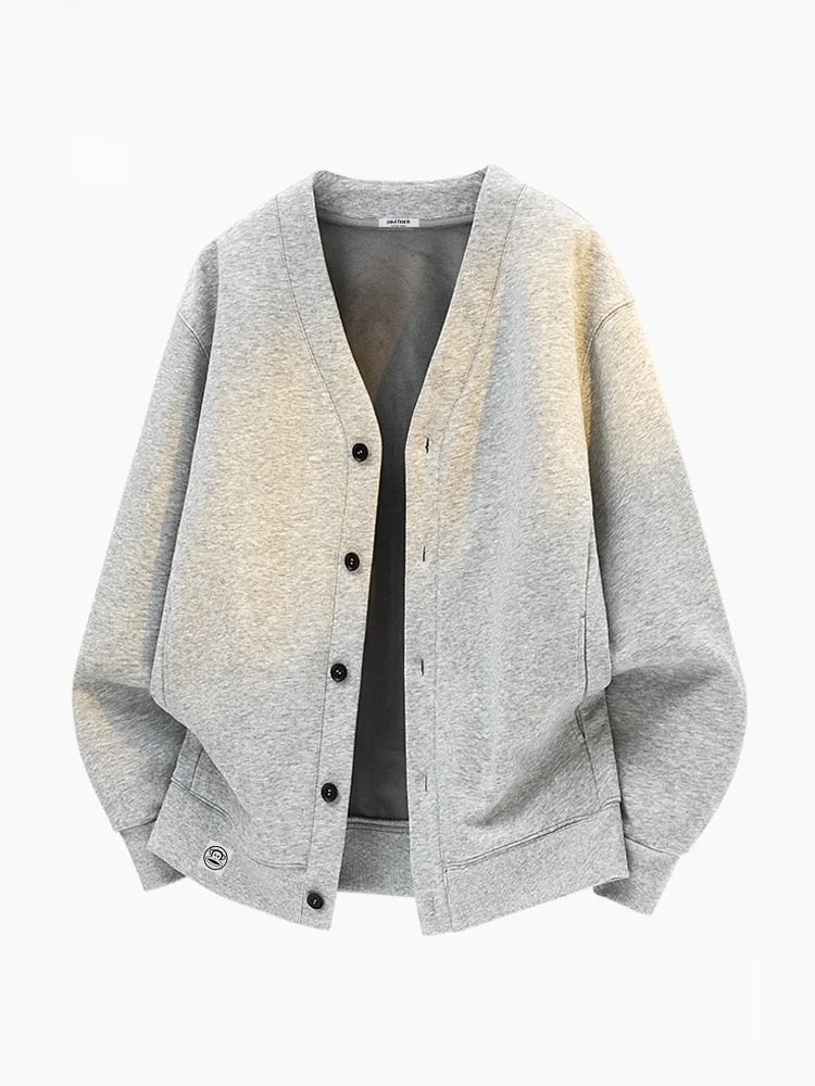 

Monkey V-Ne Knitted Open Cardigan Jaet Men's Autumn Winter Thiened Long Sve Sweatirt Casual Sle for C...