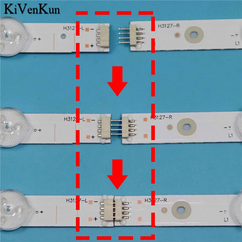Kits TV's Illumination Bars SW55D11-ZC62AG-04D Backlight Strips